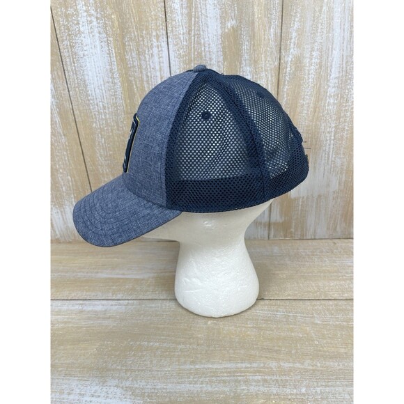 Under Armour Project The Rock Brahma Bull Snapback Blue Mesh Trucker Cap Hat - Picture 3 of 8